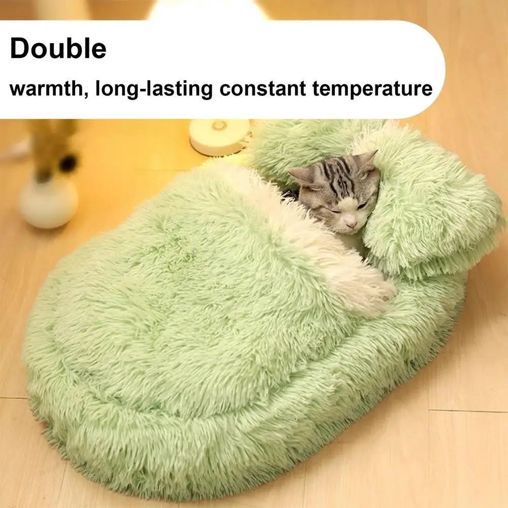 Fluffy Anti-Slip Small Animal Sleeping Nest for Winter