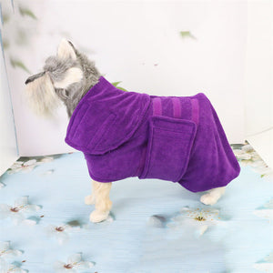 Discover the Waist-Wrapped Microfiber Pet Bath Drying Towel