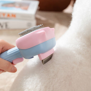 Groom Your Pet Like a Pro with Our Deshedding and Dematting Grooming Brush