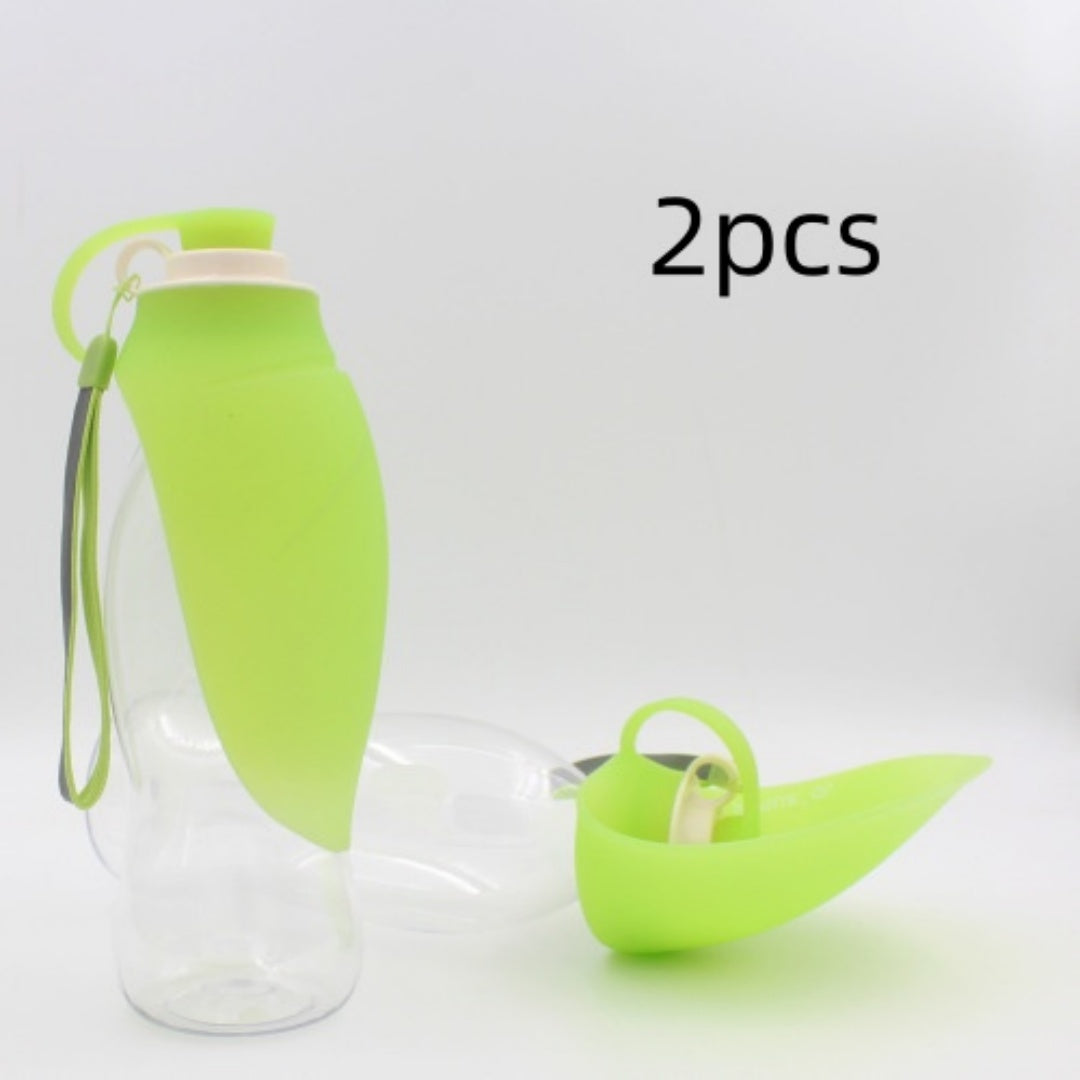 Portable Leakproof Pet Water Dispenser with Bowl