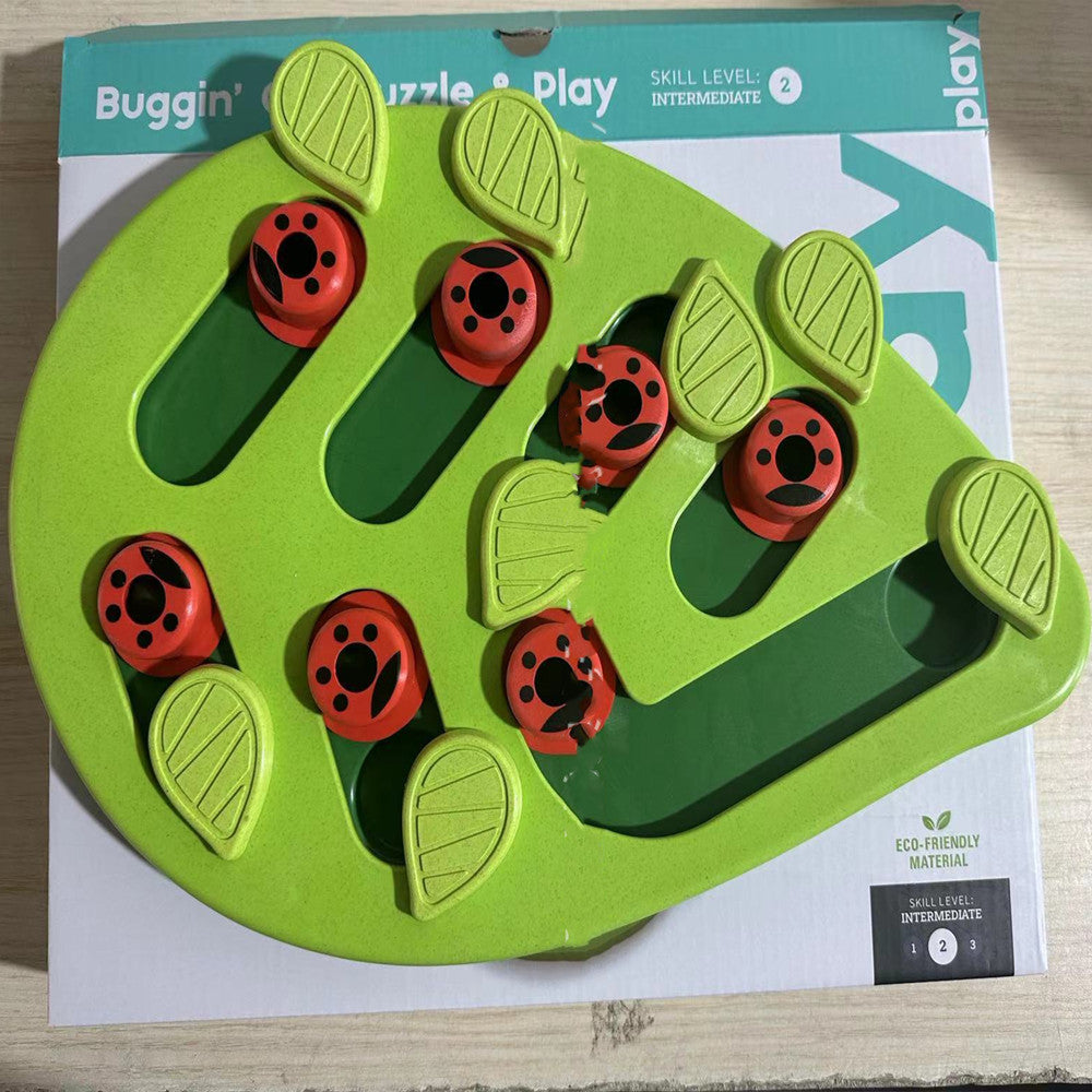 Christmas-Themed Slow-Feeding Pet Bowl
