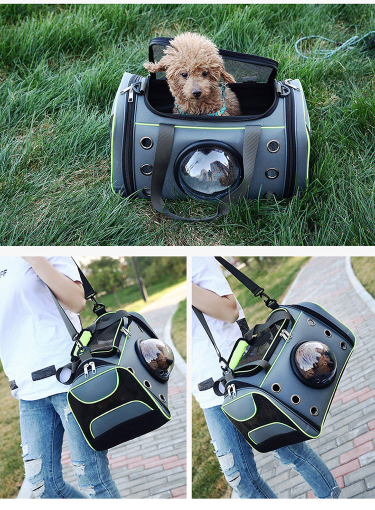 Portable Pet Diaper Backpack Convenient Carrier Bag