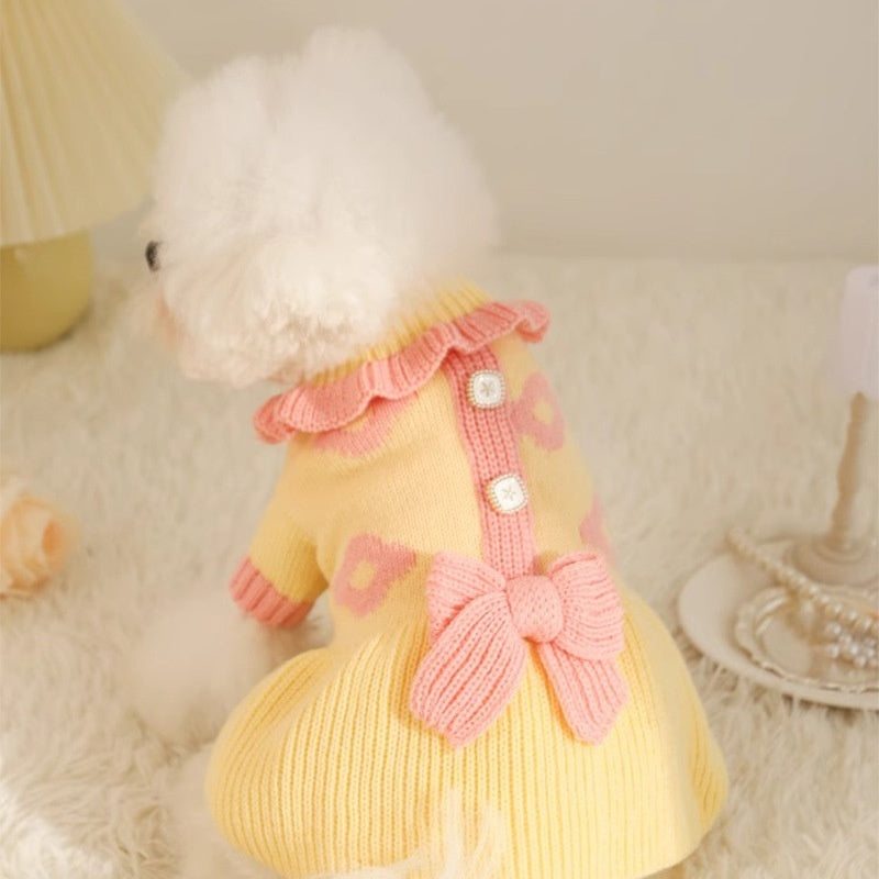 Autumn Knit Sweater for Small Pets