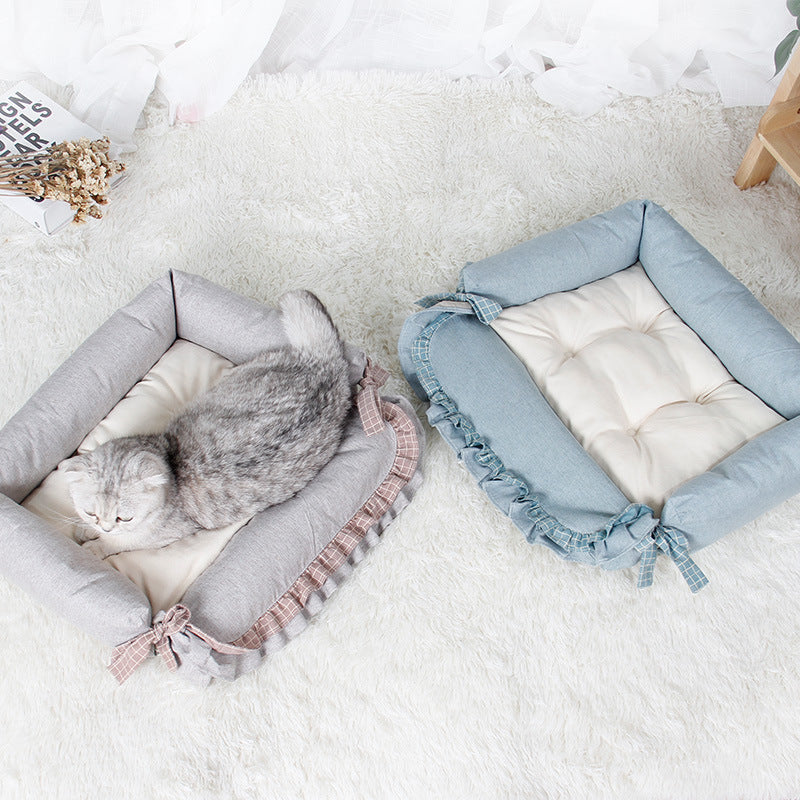 Slow-Feed Anti-Biting Plush Pet Sniffing and Training Pad