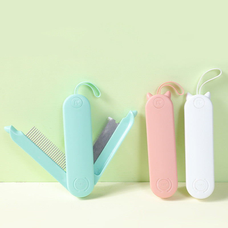 Pet Dematting Grooming Comb for Hair Removal and Massage