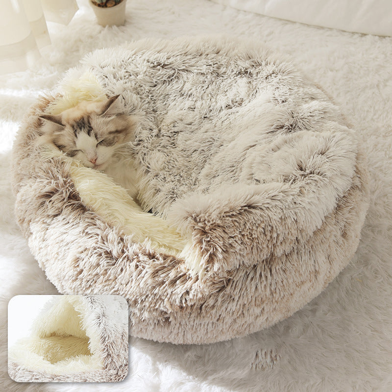 Plush Shell Cozy Pet Nest