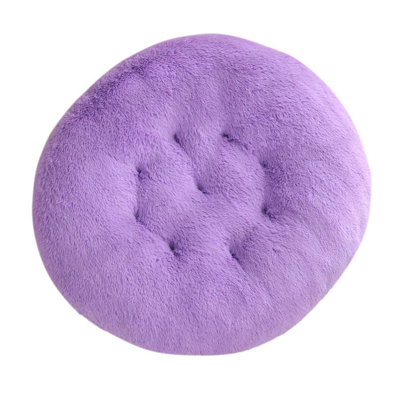 Round Plush Small Animal Bed Mat for Cozy Sleep