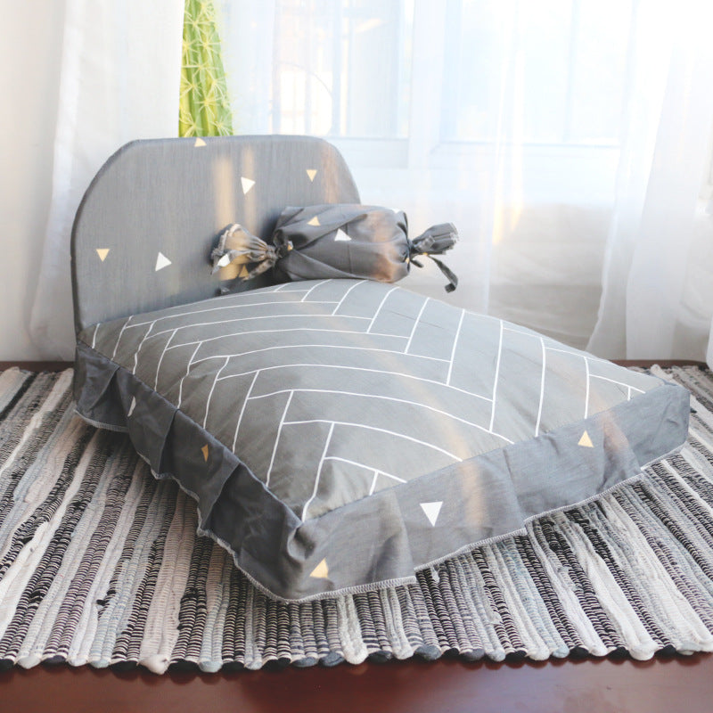 Teddy Plush Bed for Small Pets