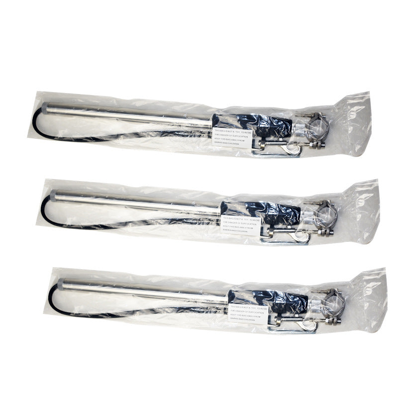 Stainless Steel Pet Bike Leash Safe Durable Design