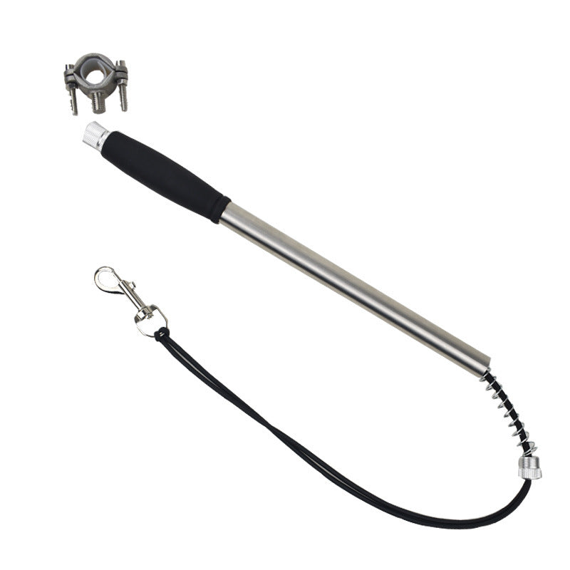 Stainless Steel Pet Bike Leash Safe Durable Design
