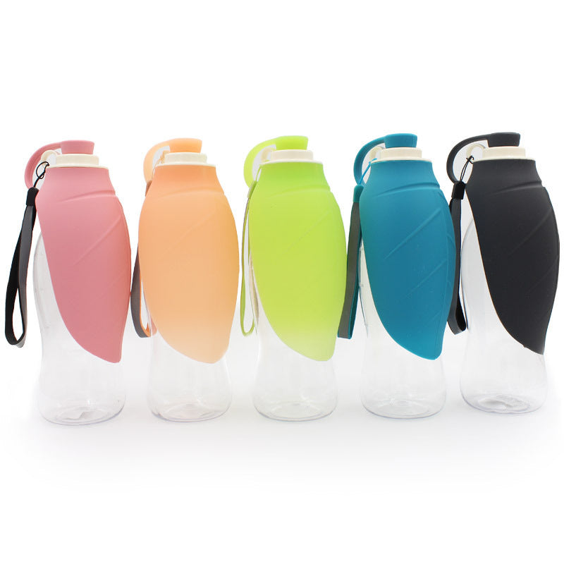 Portable Leakproof Pet Water Dispenser with Bowl