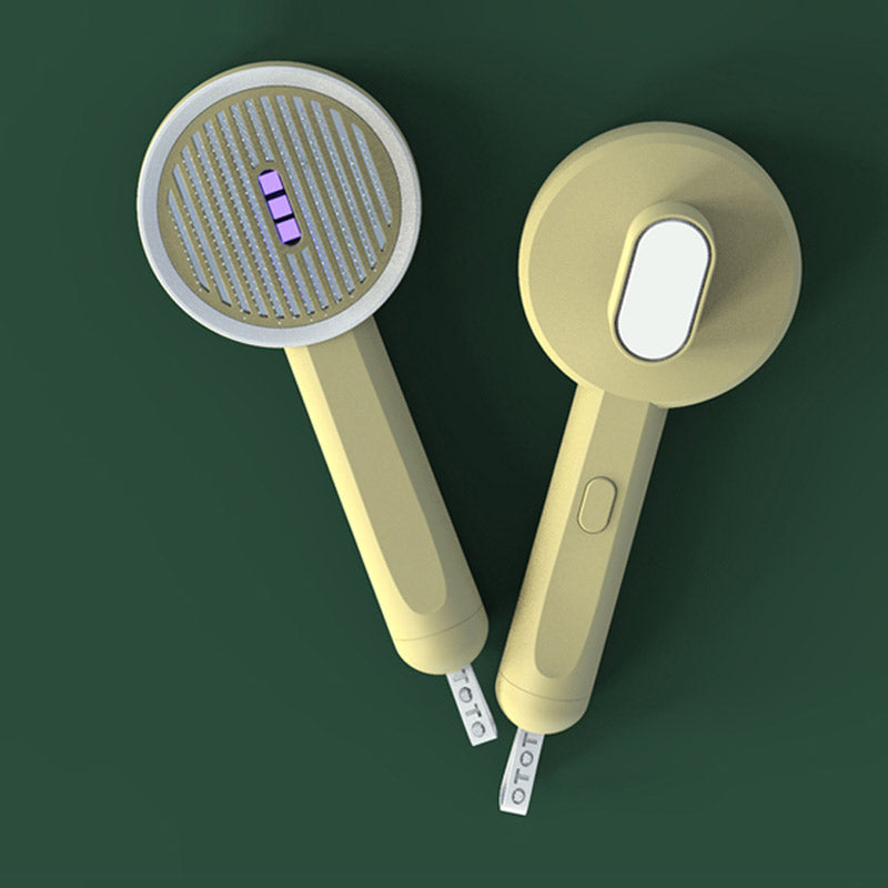 2-in-1 Pet Comb and Hair Remover with UVC Detection Lamp