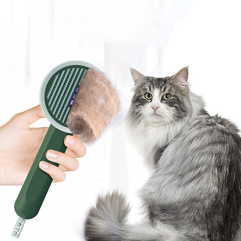2-in-1 Pet Comb and Hair Remover with UVC Detection Lamp