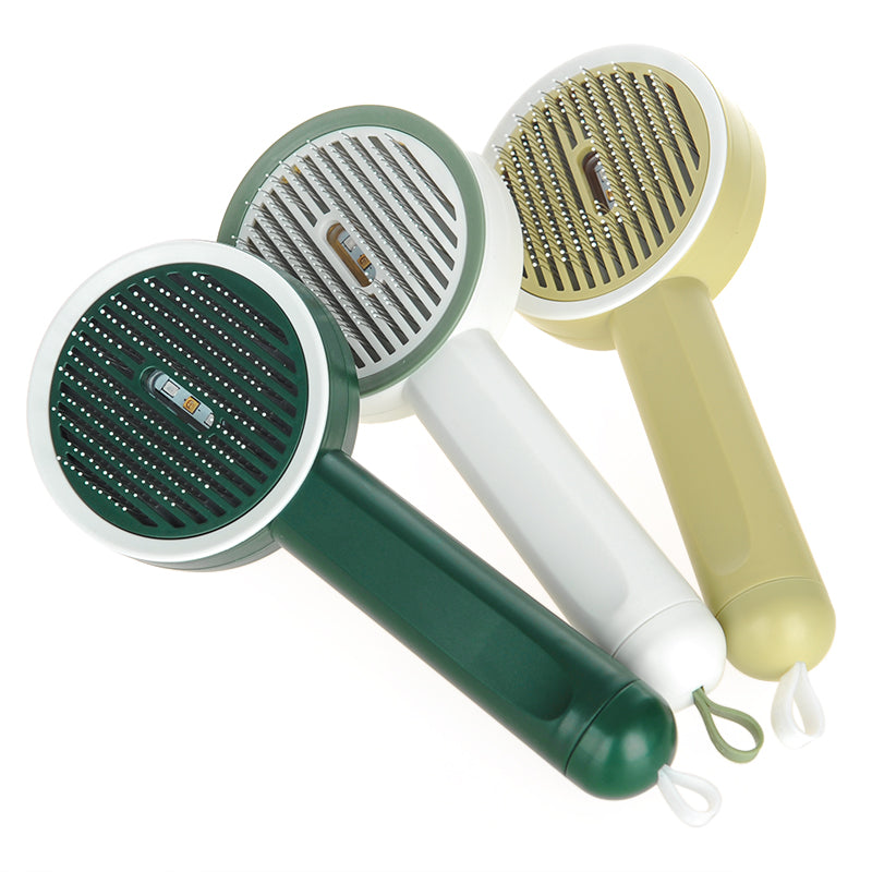 2-in-1 Pet Comb and Hair Remover with UVC Detection Lamp