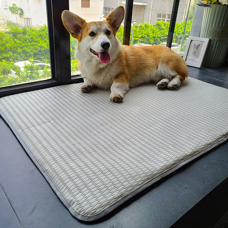Cooling Anti-Bite Summer Pet Mat with Non-Slip Surface