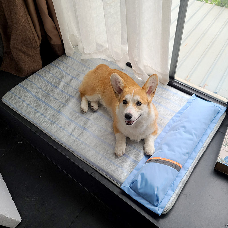 Cooling Anti-Bite Summer Pet Mat with Non-Slip Surface