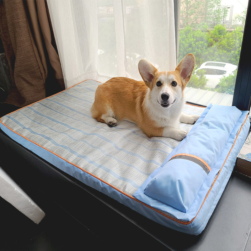 Cooling Anti-Bite Summer Pet Mat with Non-Slip Surface