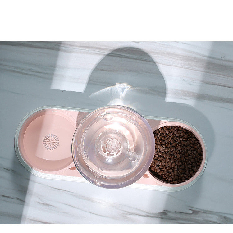 Automatic Plastic Water and Food Bowl for Pets