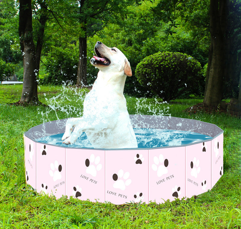 Portable Foldable Pet Swimming Pool and Bathing Tub