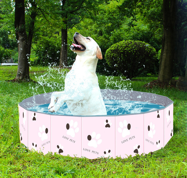 Portable Foldable Pet Swimming Pool and Bathing Tub