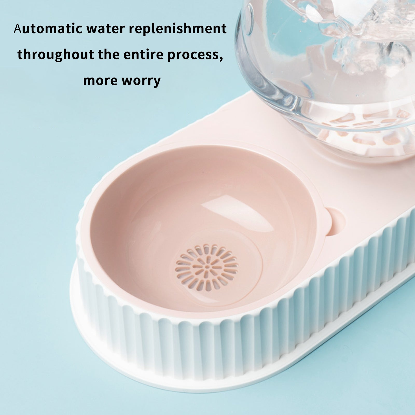 Automatic Plastic Water and Food Bowl for Pets