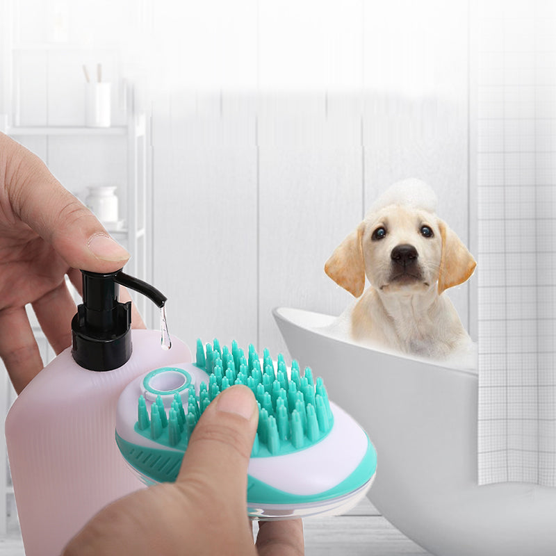 Pet Bath and Massage Brush for Hair Removal