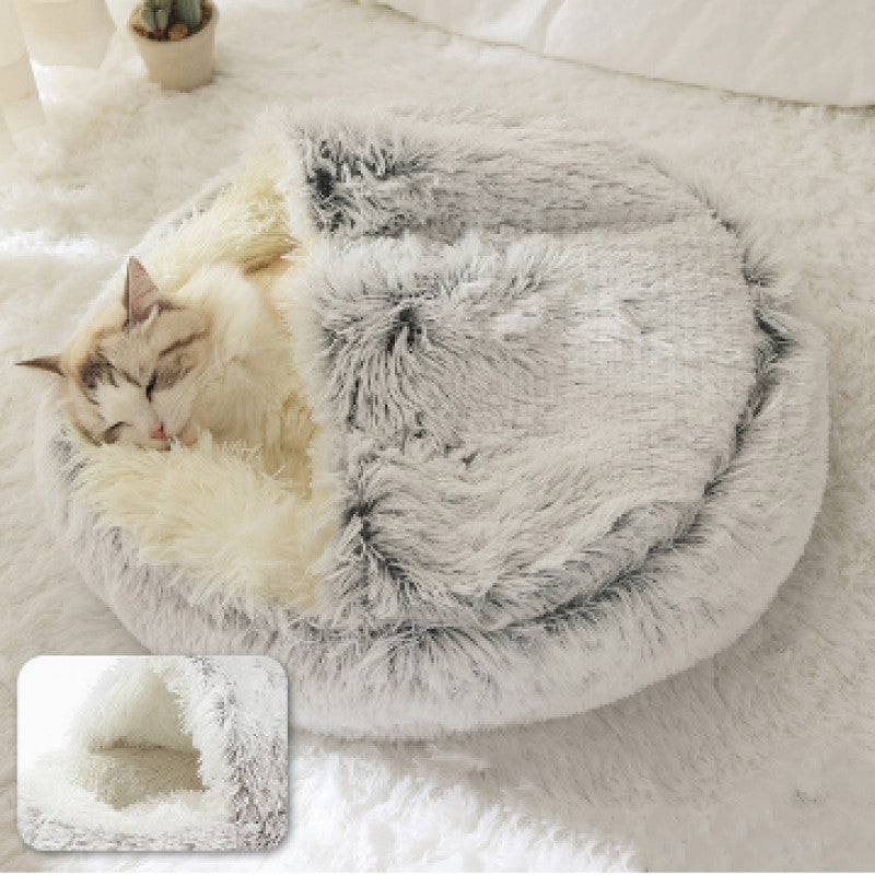 Plush Shell Cozy Pet Nest