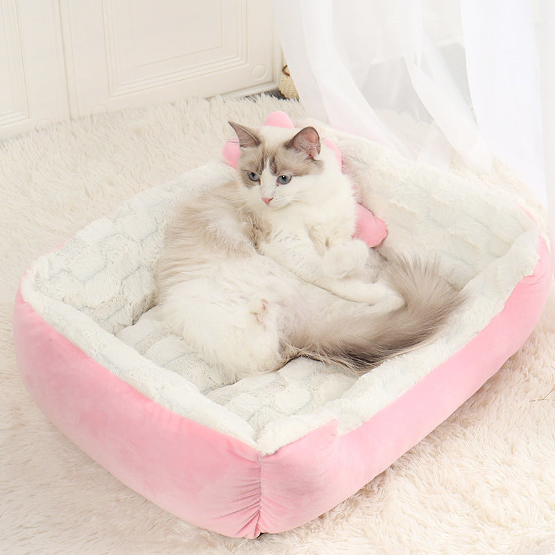 Soft Cozy Plush Pet Nest