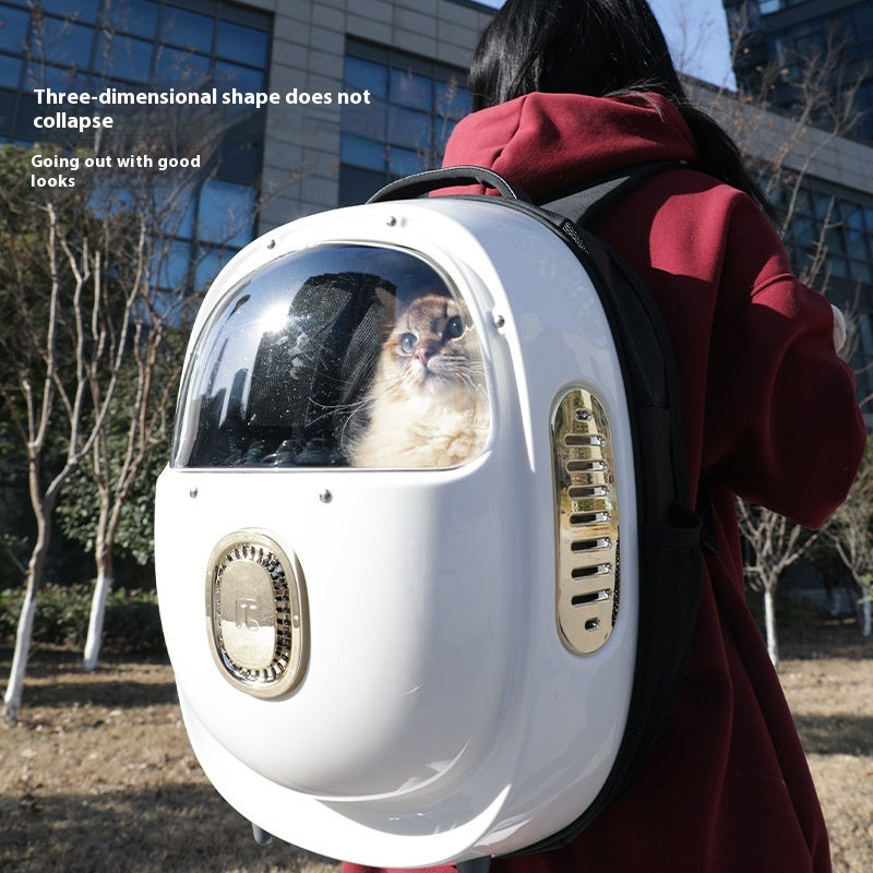 Pet Backpack Astronaut Bag With Heating And Ventilation