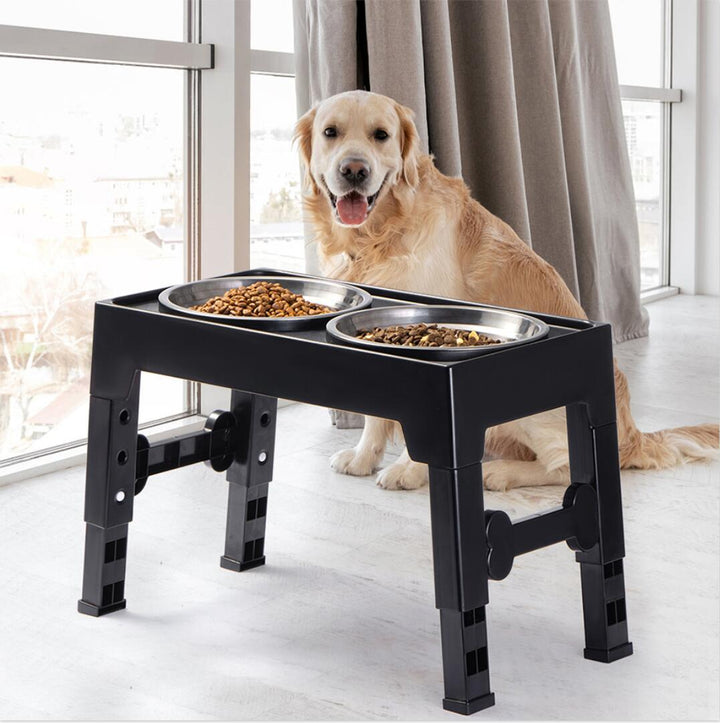 Elevated Pet Feeding Bowl with Neck Protection for Medium and Large Breeds