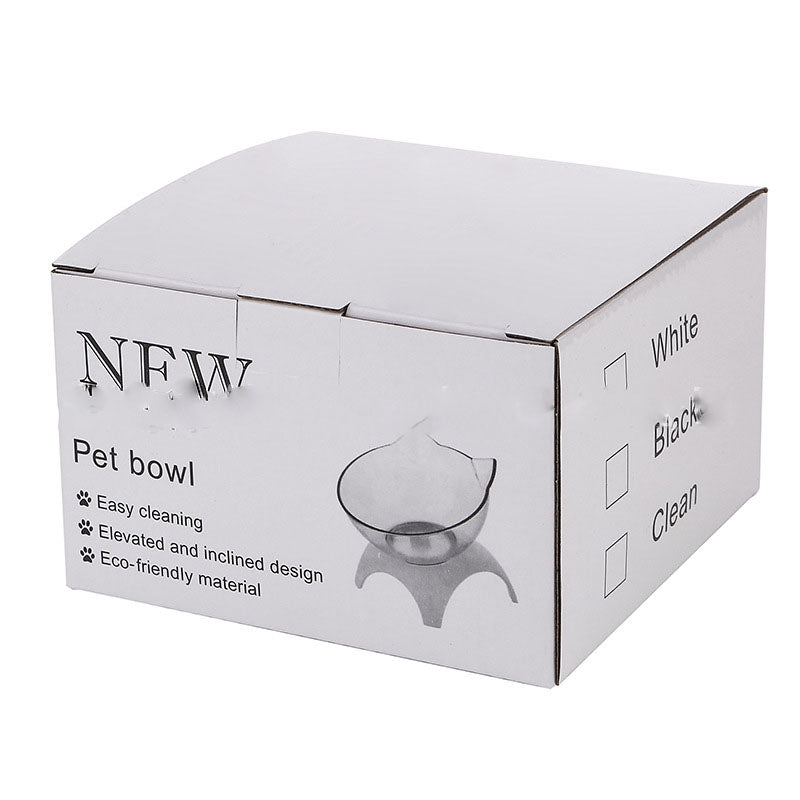Non-Slip Elevated Double Pet Bowl for Spine Protection
