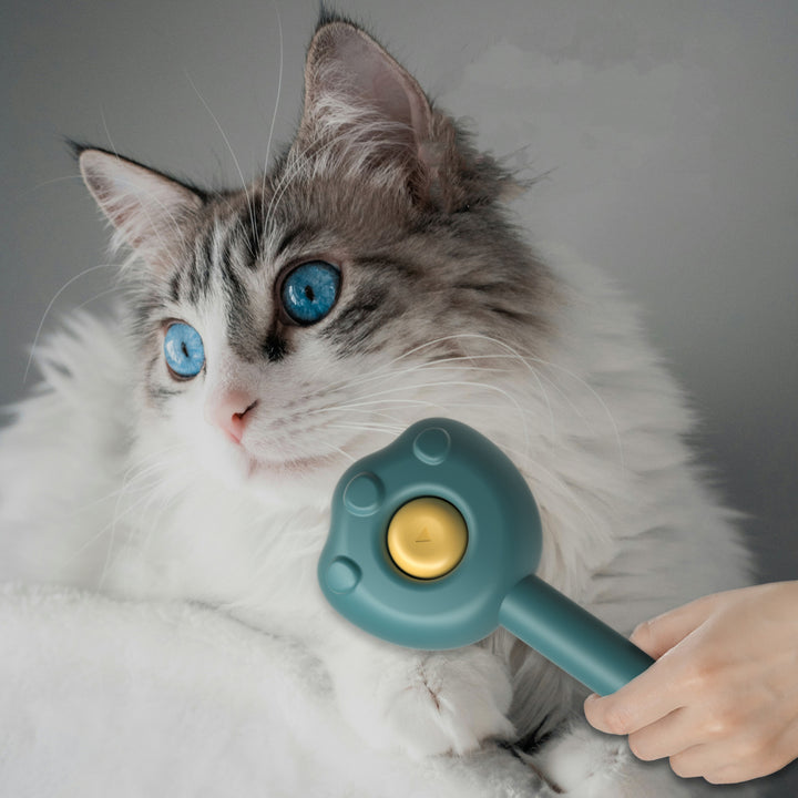 Pet Self-Cleaning Hair Removal Comb with Cute Handle