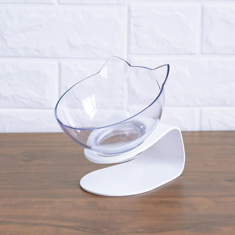 Non-Slip Elevated Double Pet Bowl for Spine Protection