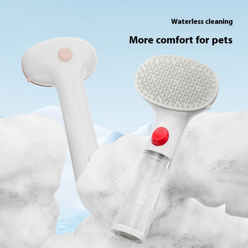 3-in-1 Pet Steam Brush for Cleaning and Hair Removal