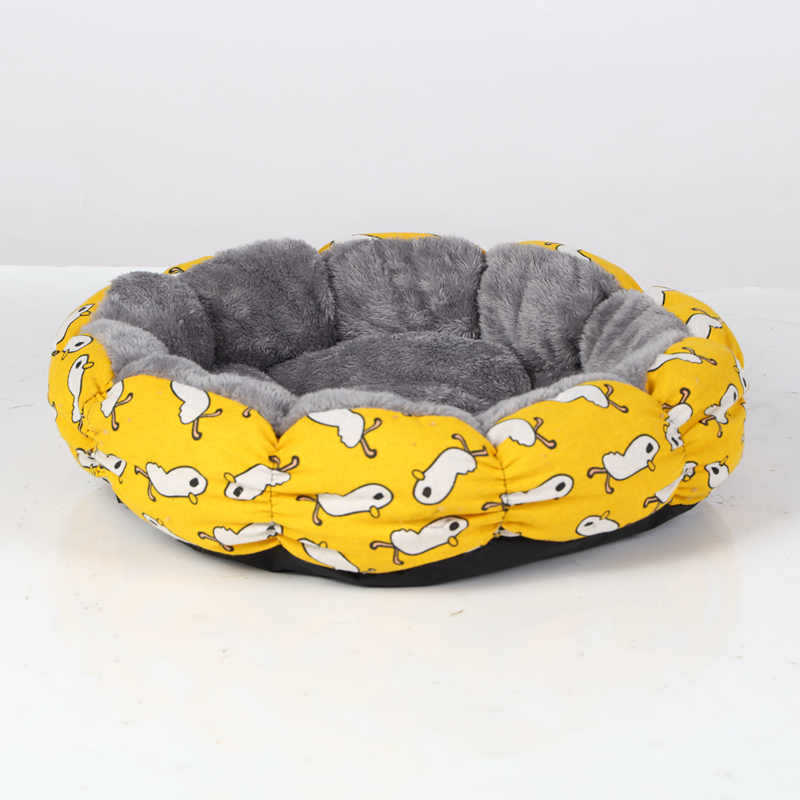 Calming Donut Plush Bed for Small Animals