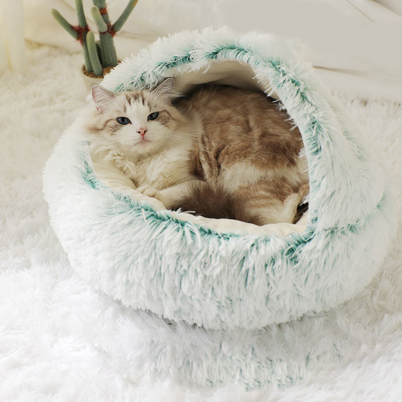 Plush Shell Cozy Pet Nest