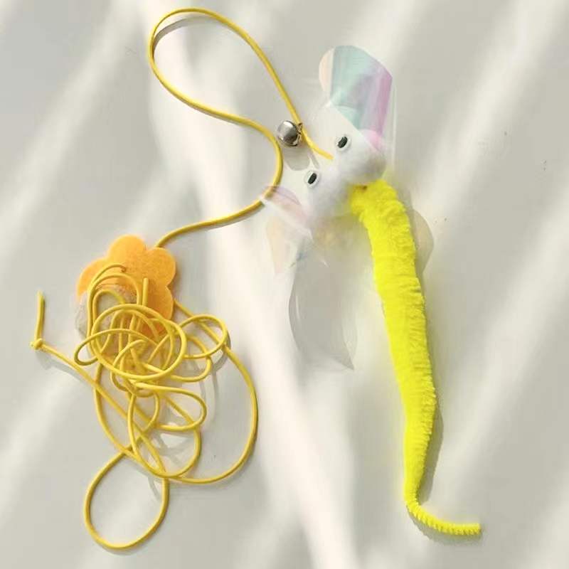 Interactive Telescopic Rope Mouse Toy