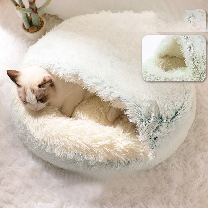 Plush Shell Cozy Pet Nest