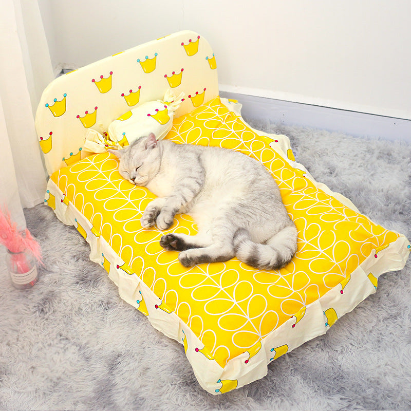 Teddy Plush Bed for Small Pets