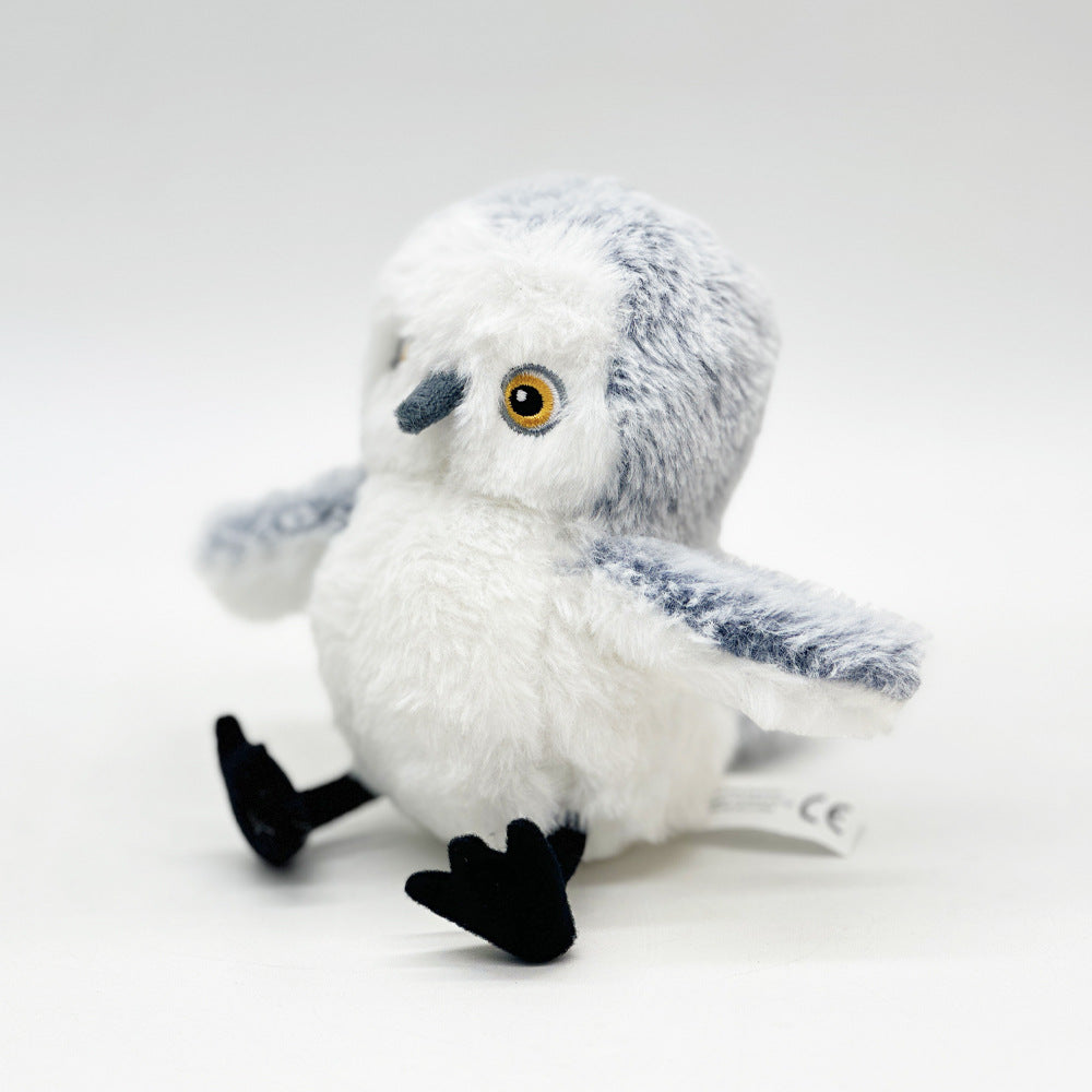 USB Rechargeable Interactive Plush Bird Toy for Pets