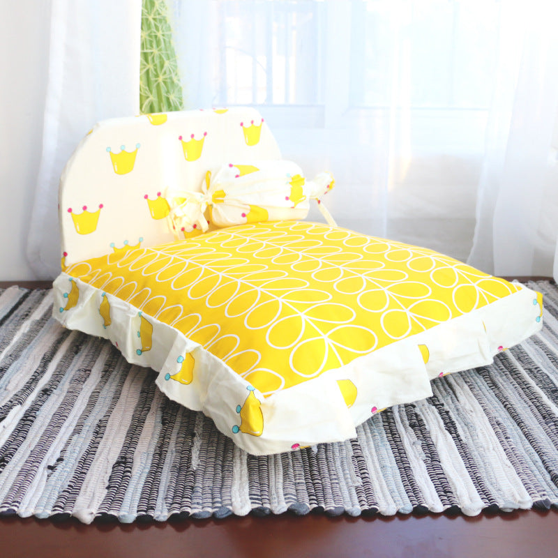 Teddy Plush Bed for Small Pets