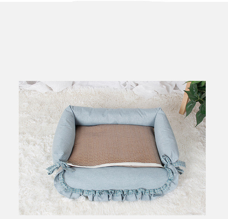 Slow-Feed Anti-Biting Plush Pet Sniffing and Training Pad