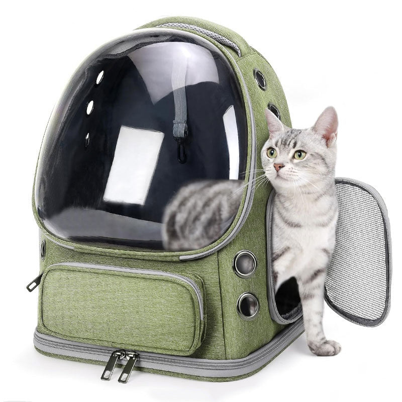 Portable Transparent Pet Backpack Space Capsule Carrier