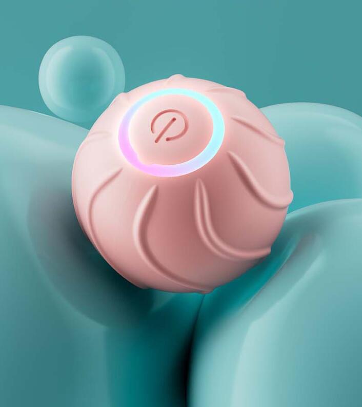 Smart USB Rechargeable Rolling Interactive Ball Toy for Pets