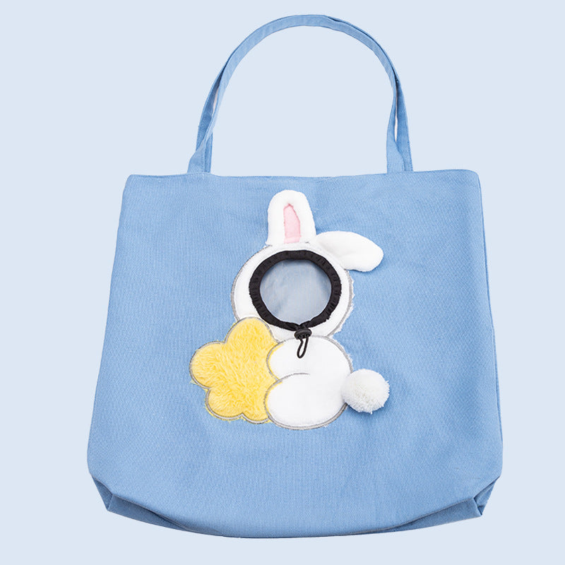 Animal-Shaped Portable Pet Backpack Off-Shoulder Carrier