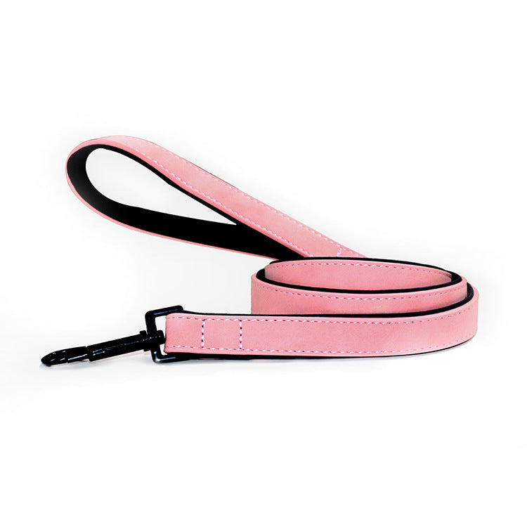 Pull Resistant Leather Pet Leash Durable Premium Design