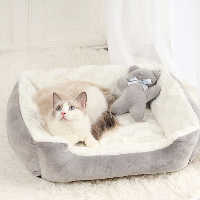 Soft Cozy Plush Pet Nest