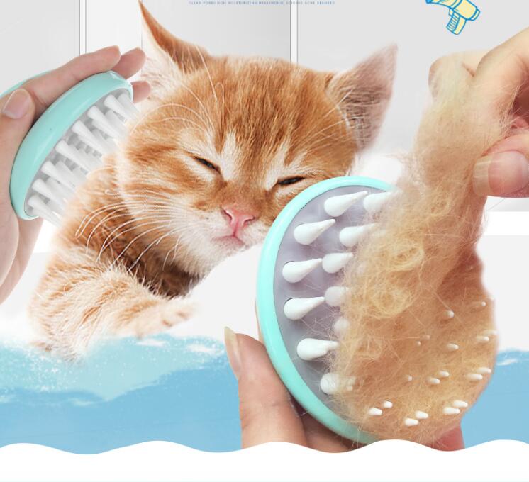 Pet Massage Bath Brush for Grooming and Cleaning