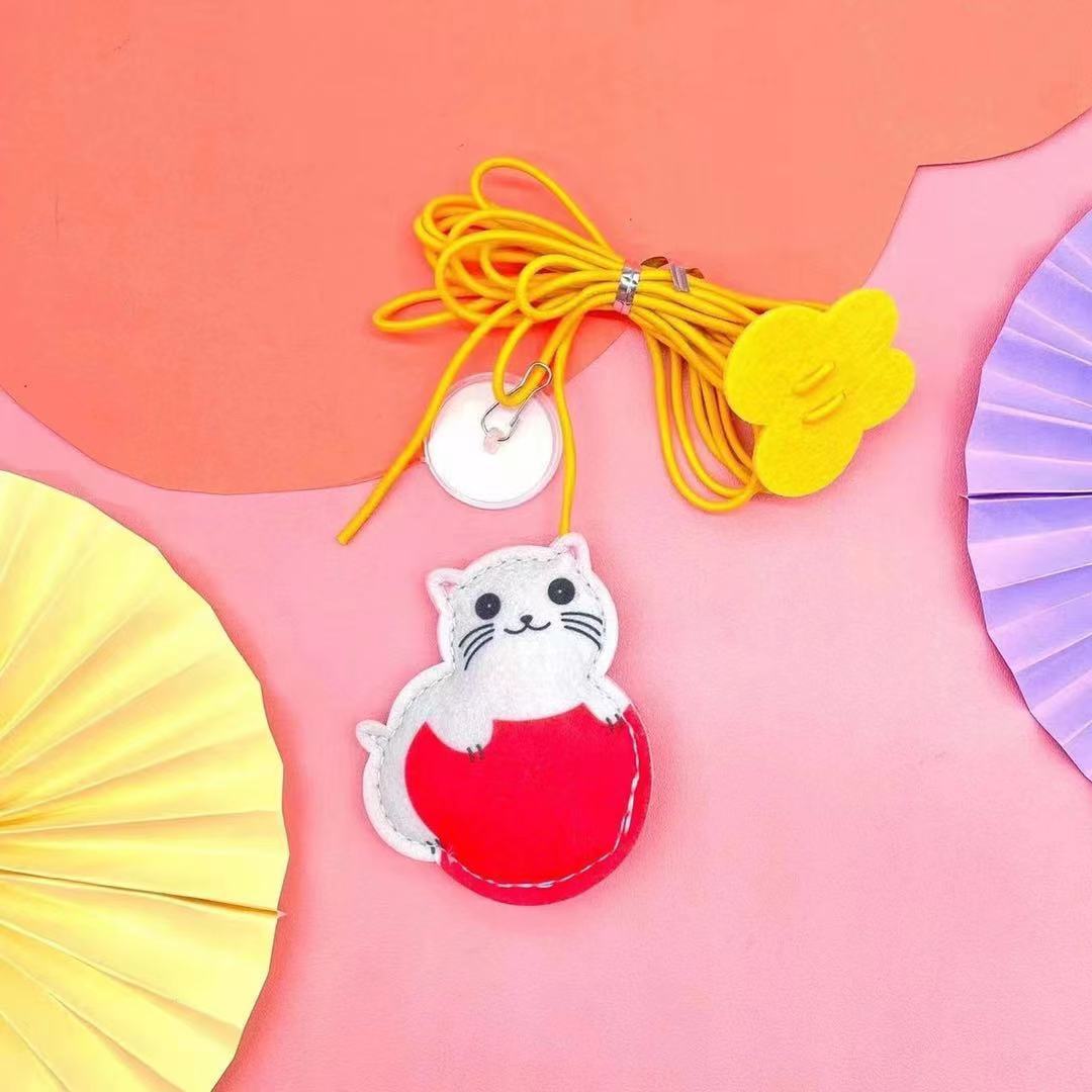 Interactive Telescopic Rope Mouse Toy