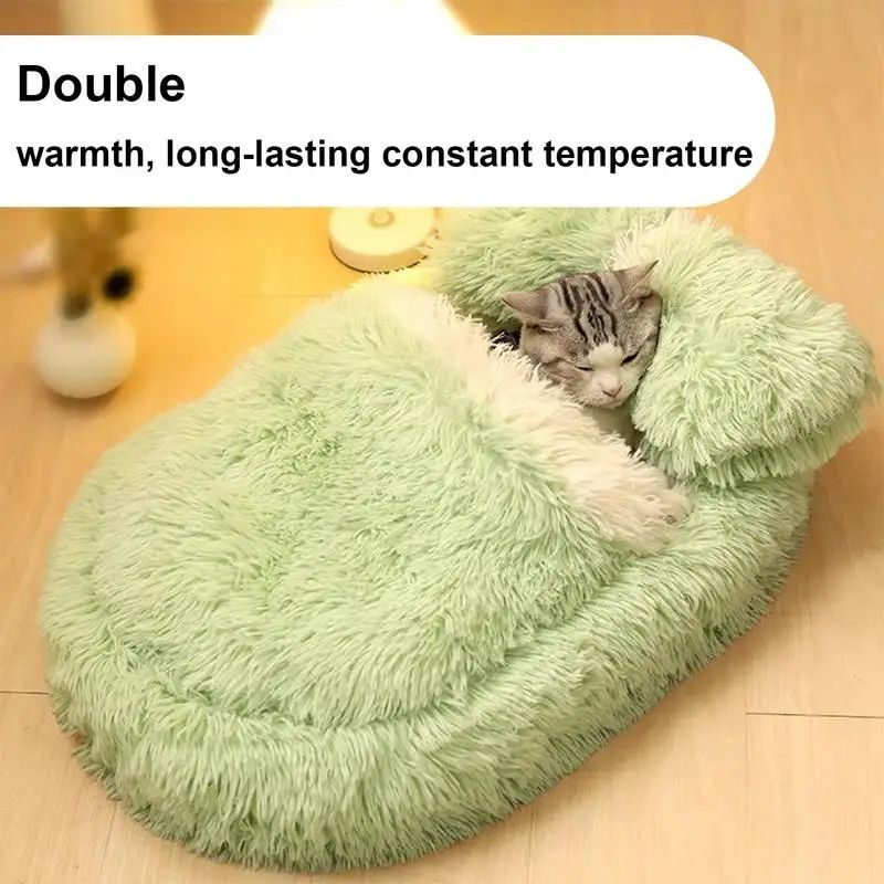 Fluffy Anti-Slip Small Animal Sleeping Nest for Winter